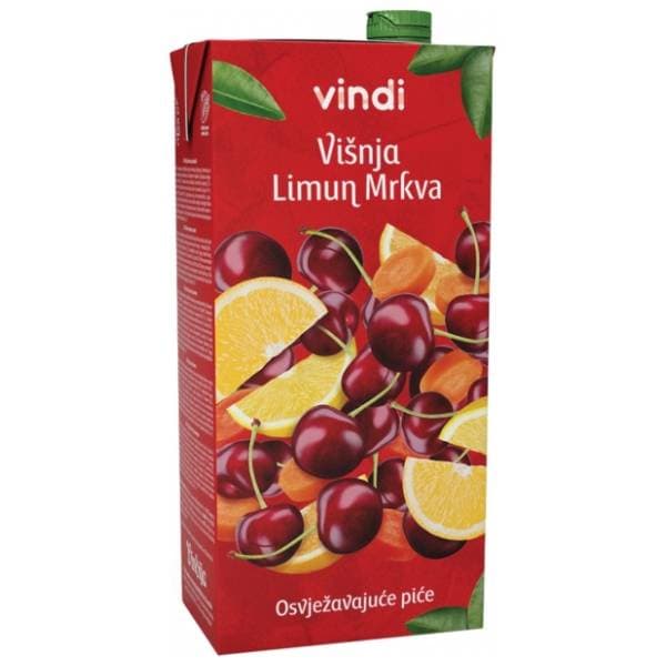 VINDI višnja limun mrkva 2l 0