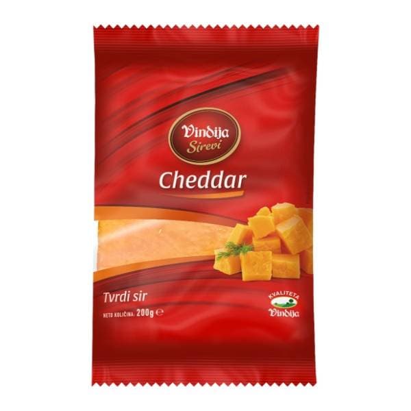 VINDIJA SIREVI Cheddar 200g 0