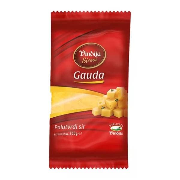 VINDIJA SIREVI Gauda sir 200g 0