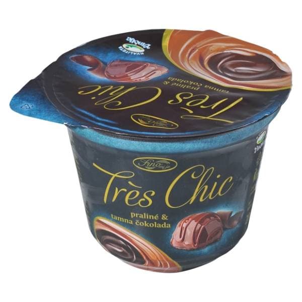 VINDIJA Tres chic puding praline & tamna čokolada 200g 0