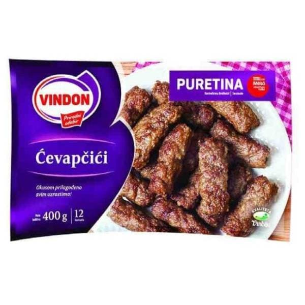 VINDON pureći ćevapčići 400g 0