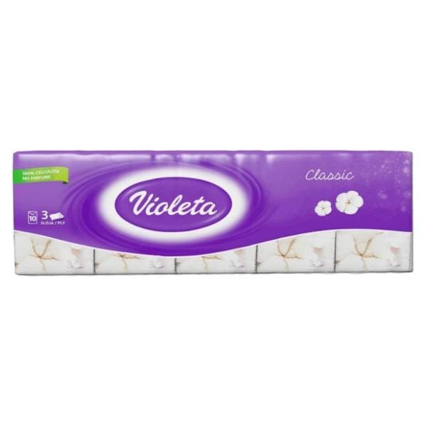 VIOLETA Classic papirne maramice 3sloja 10kom 0