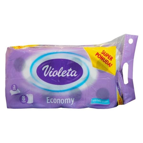 VIOLETA Economy toaletni papir 2sloja 8kom 0