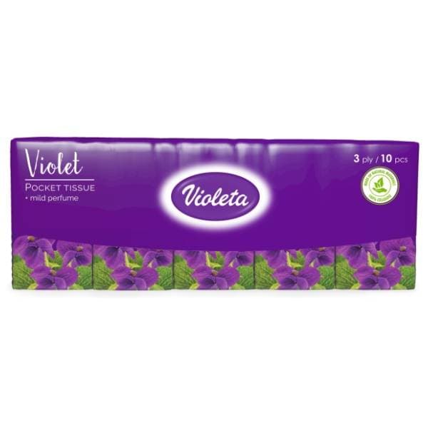 VIOLETA papirnate maramice 3sloja 10kom 0