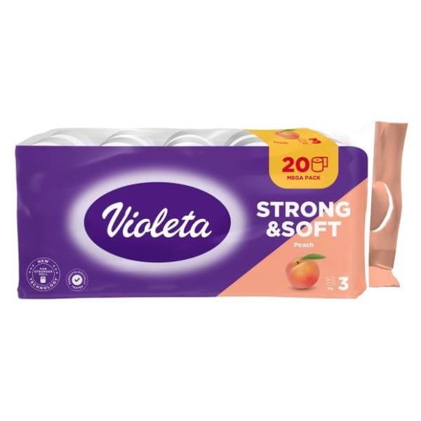VIOLETA Strong & soft breskva toaletni papir 3sloja 20kom 0