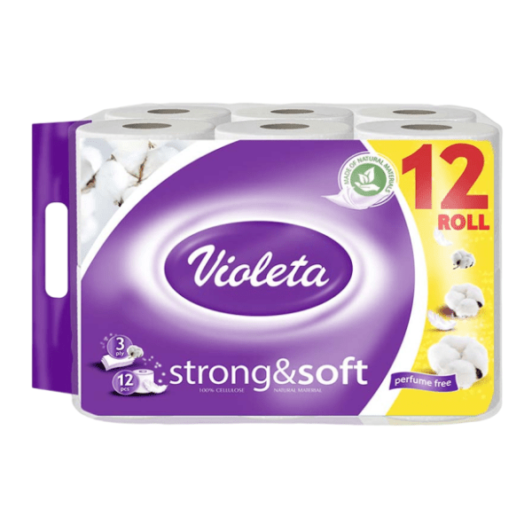VIOLETA Strong & soft toaletni papir 3sloja 12kom 0