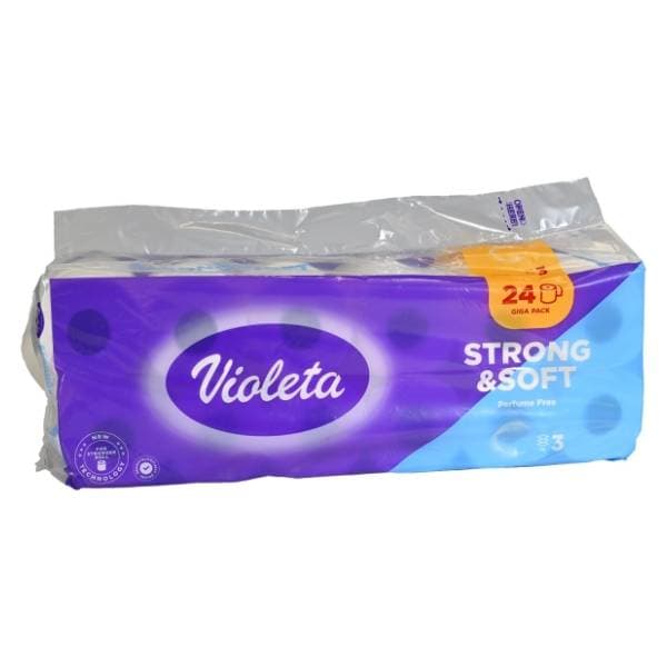 VIOLETA Strong & soft toaletni papir 3sloja 24kom 0