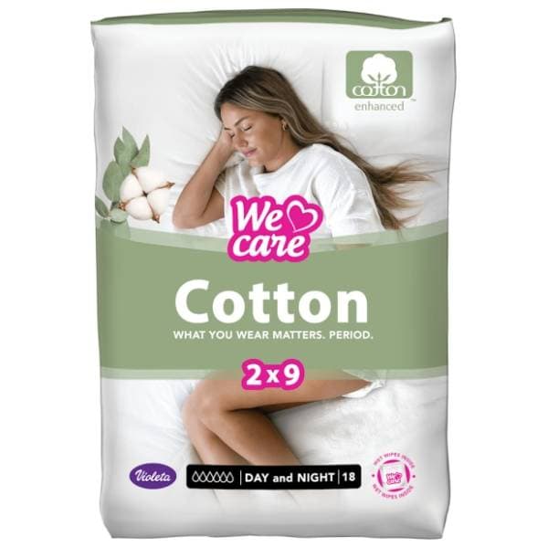 VIOLETA We care cotton higijenski ulošci 18kom 0