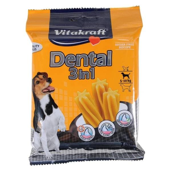 VITAKRAFT Dental 3in1 poslastica za pse 120g 0