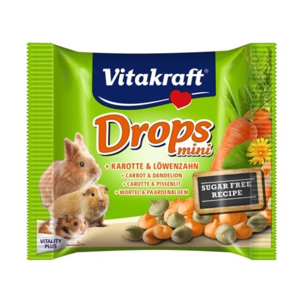 VITAKRAFT Happy drops za mini kuniće 40g 0
