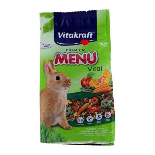 VITAKRAFT Menu hrana za mini kuniće voće i povrće 1kg 0