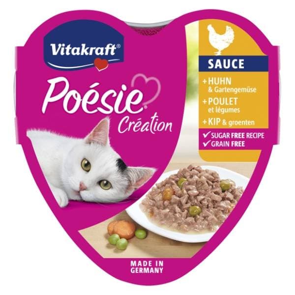 VITAKRAFT Poesie creation piletina i povrće u umaku 85g 0