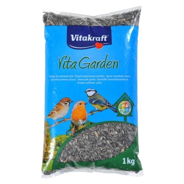 VITAKRAFT Vita garden sjemenke suncokreta za ptice 1kg 0