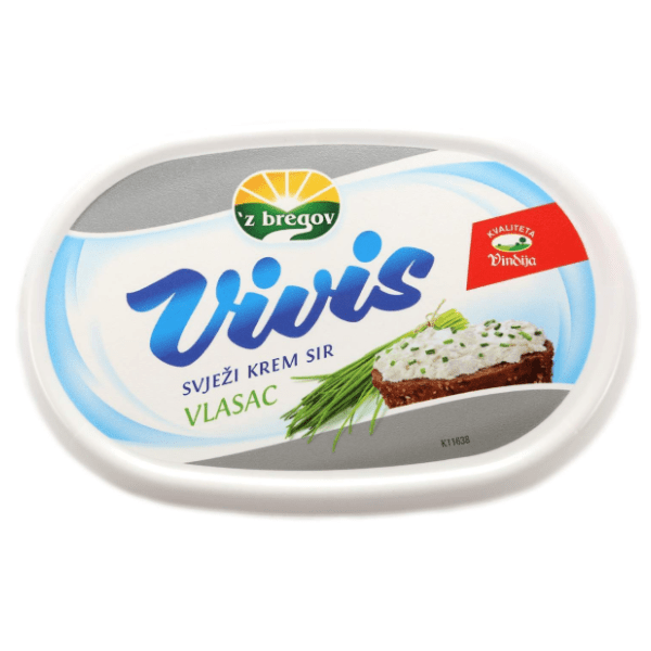 VIVIS svježi krem sir vlasac 100g 0