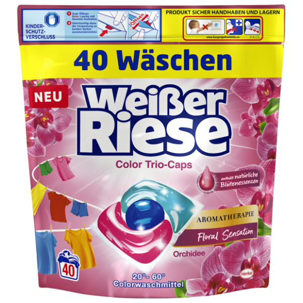 WEISSER RIESE Color orchidee kapsule za rublje 40kom 0