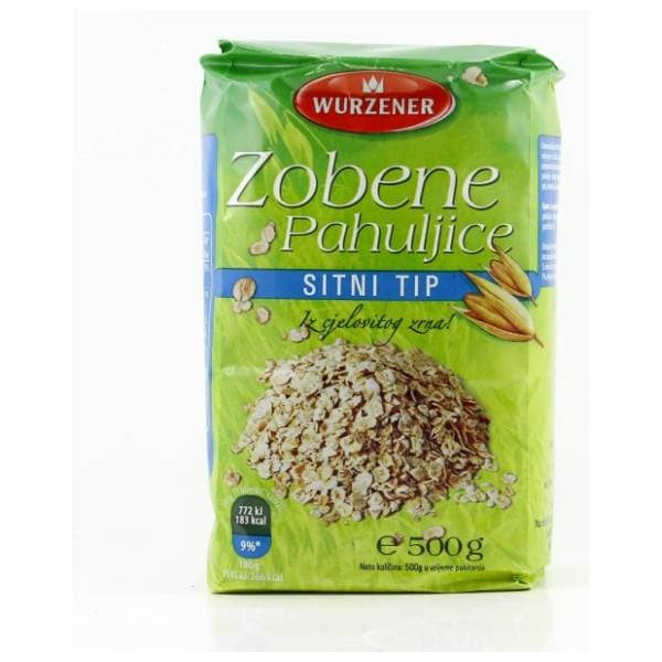 WURZENER zobene pahuljice sitno zrno 500g 0