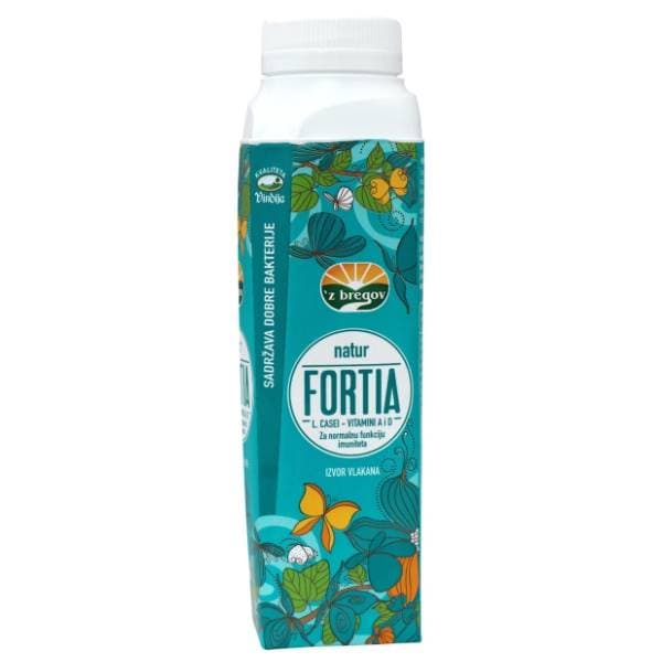 Z BREGOV Fortia natur jogurt 330g 0