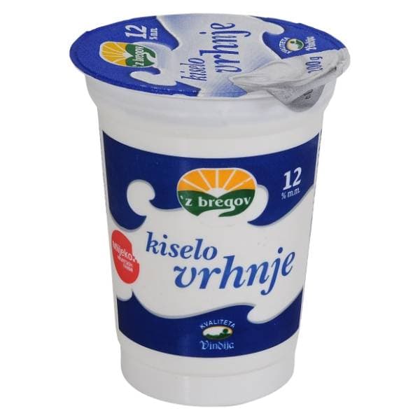 Z BREGOV kiselo vrhnje 12%mm 200g 0