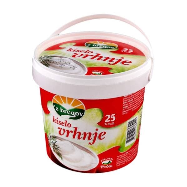 Z BREGOV kiselo vrhnje 25%mm 900g 0