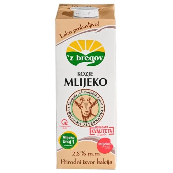 Z BREGOV kozje trajno mlijeko 2,8%mm 1l 0