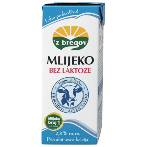 Z BREGOV mlijeko bez laktoze 2,8%mm 0,2l 0