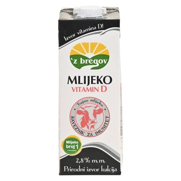 Z BREGOV svježe mlijeko 2,8%mm + vitamin D 1l 0