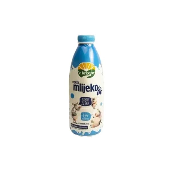 Z BREGOV svježe mlijeko 21 dan 1,5%mm 1l 0