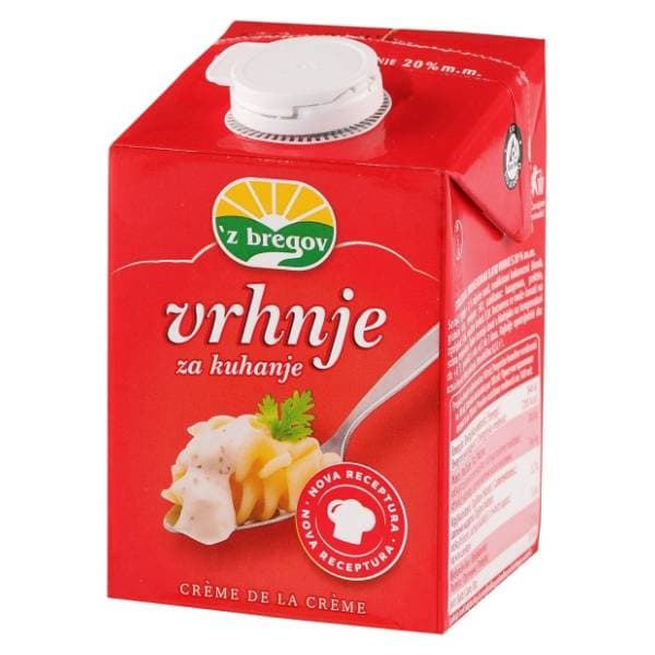 Z BREGOV vrhnje za kuhanje 20%mm 500ml 0
