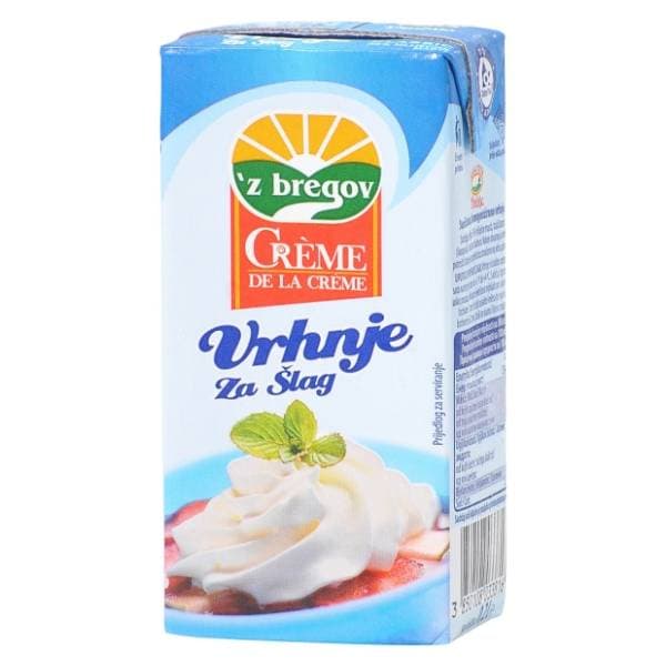 Z BREGOV vrhnje za šlag 36%mm 200ml 0