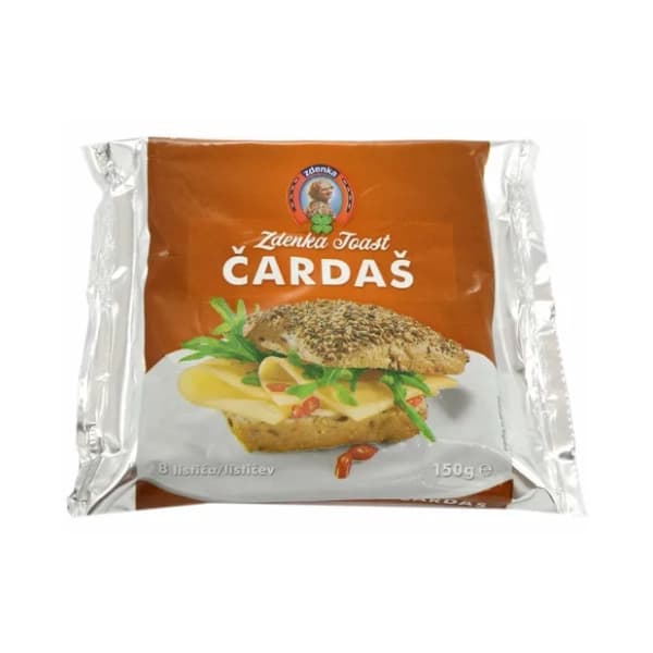 ZDENKA Čardaš sir u listićima 150g 0