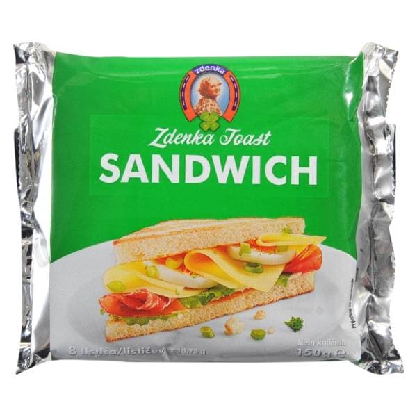 ZDENKA Sandwich topljeni sir u listićima 150g 0