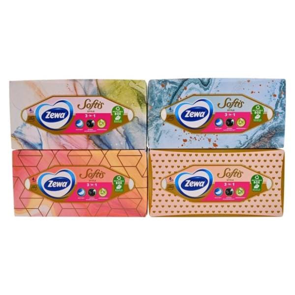 ZEWA Softis style papirnate maramice box 4sloja 80kom 0
