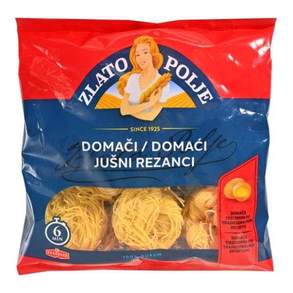 ZLATO POLJE domaći jušni rezanci 250g 0