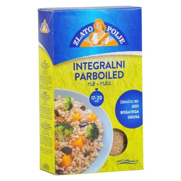 ZLATO POLJE Integralna parboiled riža 800g 0