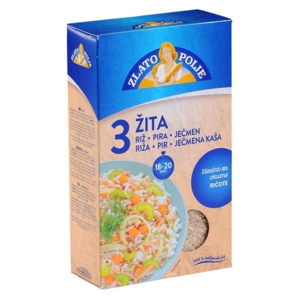 ZLATO POLJE riža 3 žita 800g 0