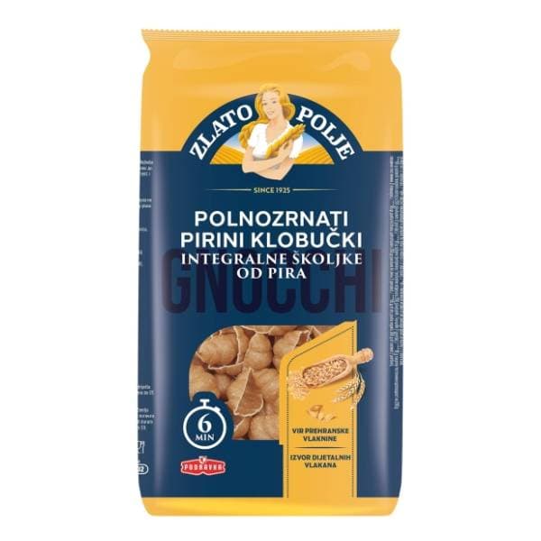 ZLATO POLJE tjestenina integralne školjke od pira 350g 0