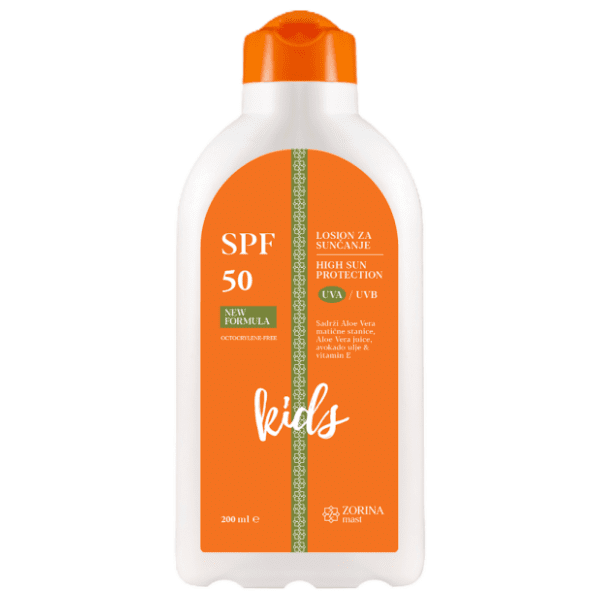 ZORINA MAST dječji losion za sunčanje SPF50 200ml 0
