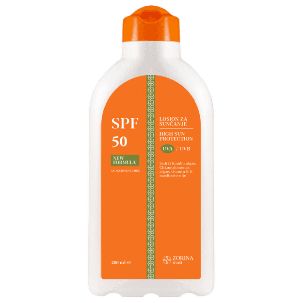 ZORINA MAST losion za sunčanje SPF50 200ml 0