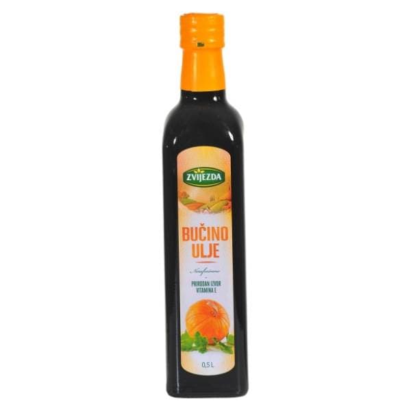 ZVIJEZDA Bučino ulje nerafinirano 500ml 0
