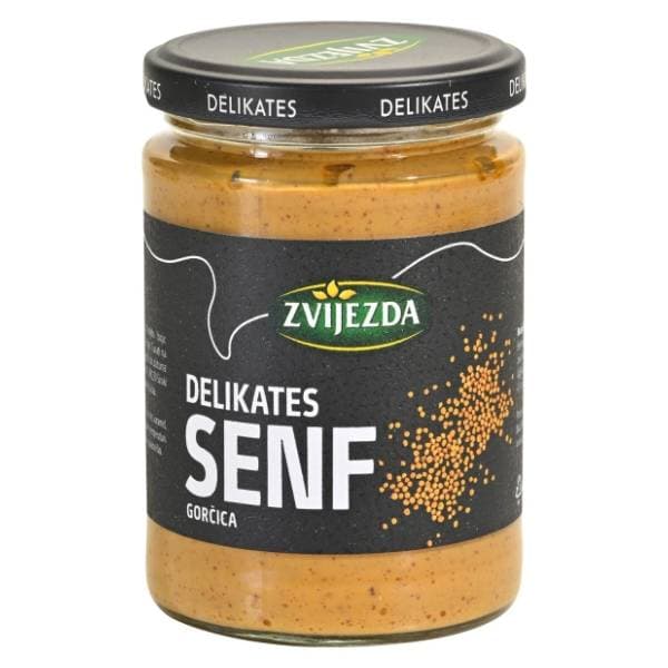 ZVIJEZDA Delikates senf 290g 0