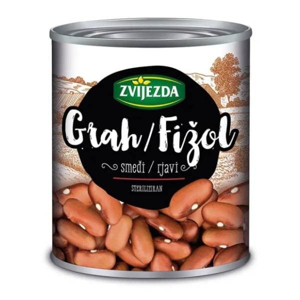 ZVIJEZDA grah smeđi 800g 0