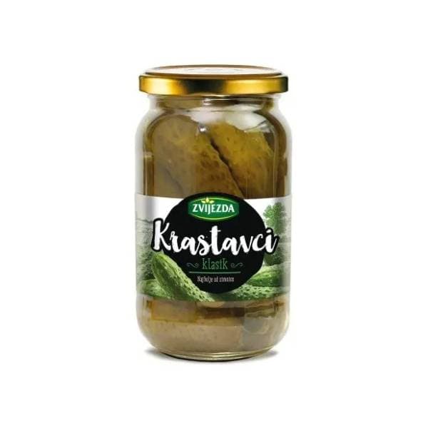 ZVIJEZDA II klasa krastavci 670g 0