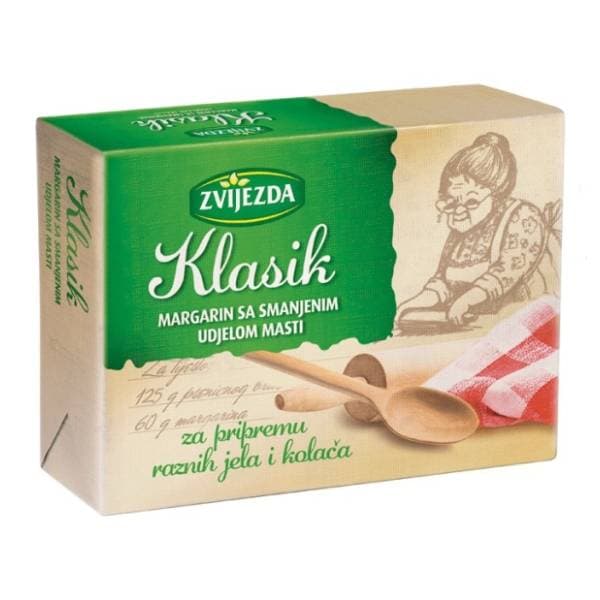 ZVIJEZDA Klasik margarin 60% 250g 0