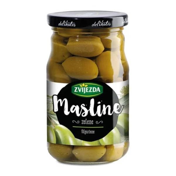 ZVIJEZDA masline zelene odgorčene 350g 0