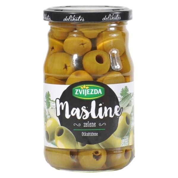 ZVIJEZDA masline zelene otkoštičene 350g 0