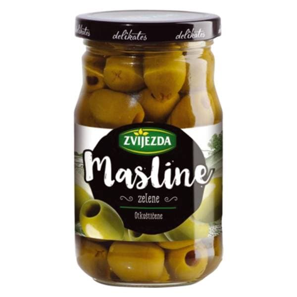 ZVIJEZDA masline zelene otkoštičene 700g 0