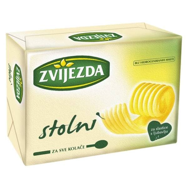 ZVIJEZDA stolni margarin 80% 250g 0