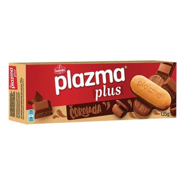 Keks PLAZMA plus čokolada 135g 0