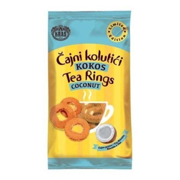 KRAŠ Čajni kolutići kokos 800g 0