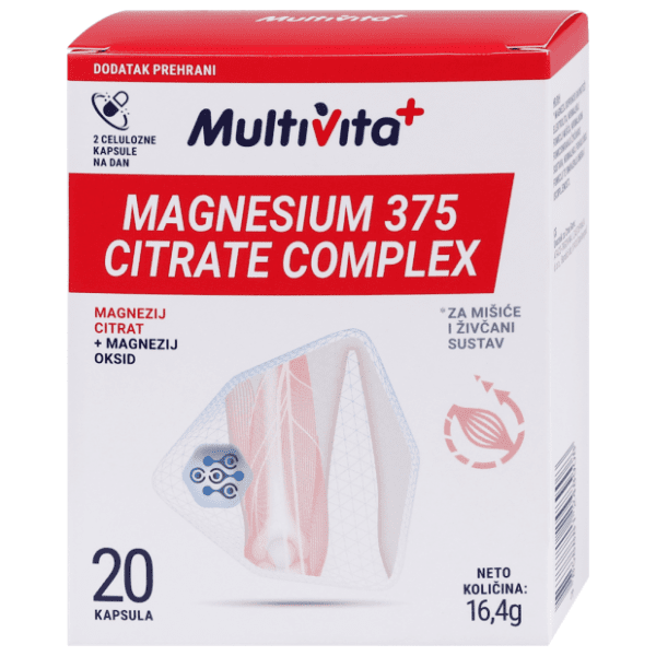 MULTIVITA Magenzijum 375 citrate copmlex 20kom 0
